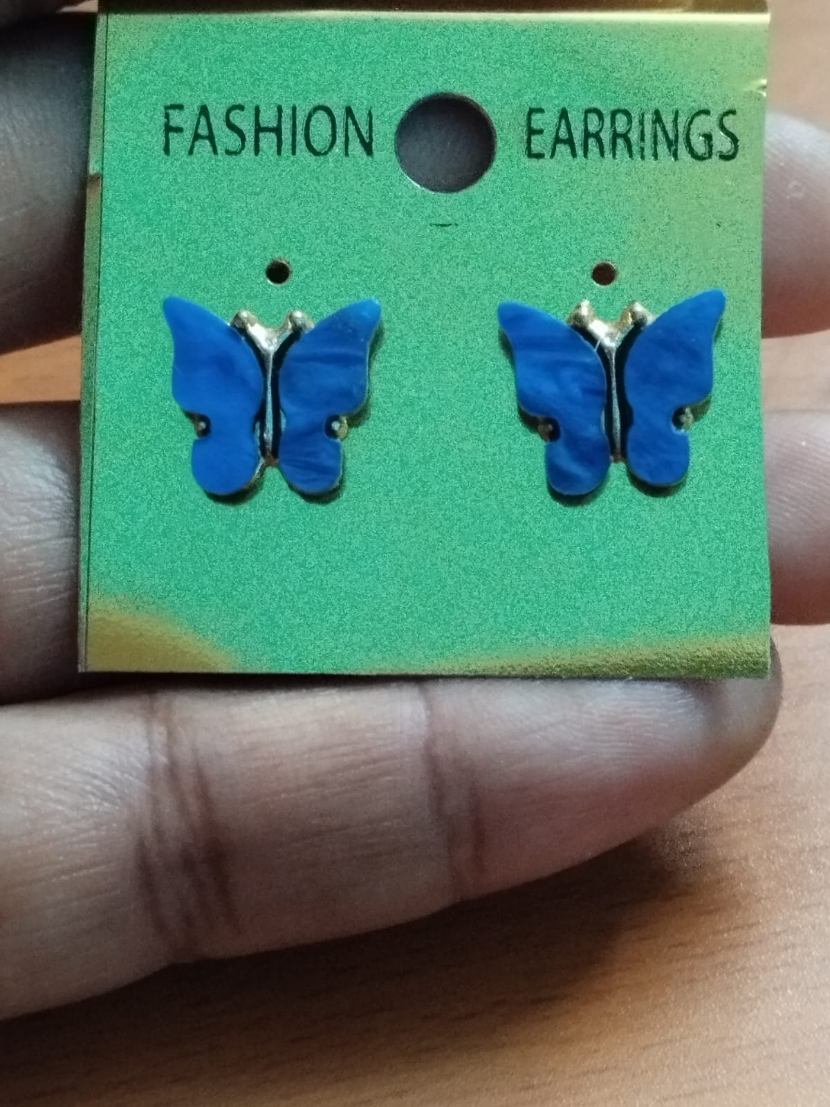 Elegant Butterfly Stud Earrings – Available in Red, Pink & Black