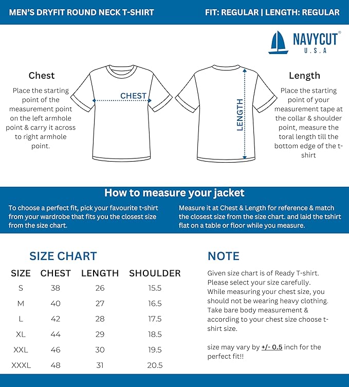 Men's Regular Fit Quick-Dry Active T-Shirt for Gym & Sports – Stylish, Comfortable, and Perfect for Workouts & Everyday Wear
